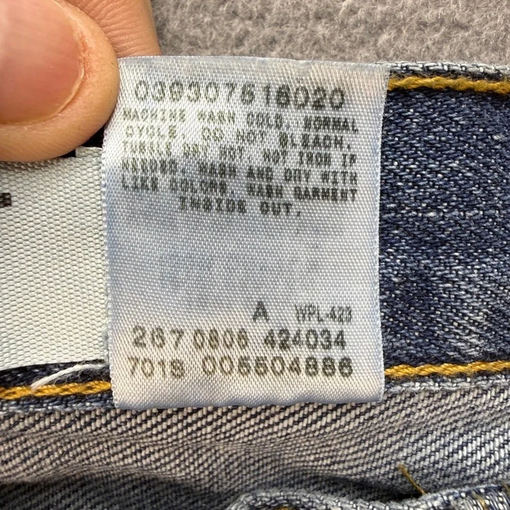 Vintage Levis 550 Jeans Relaxed Fit 38x29 (FIT 37x29) Blue Denim Tapered Leg